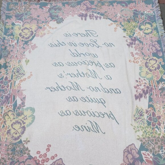 Tapestry Floral 80s Wall Hanging Gift for Mom - Picture 5 of 11